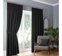 Fusion Dijon Thermal And Blackout Fully Lined Pencil Pleat Curtains
