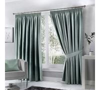 Fusion Dijon Thermal And Blackout Fully Lined Pencil Pleat Curtains