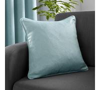 Fusion - Duck Egg Blue Cushion (43 x 43cm) - Filling Included - Piped Edge - Matching Curtains Available - Duck Egg Cushion with Cover Included/Cushion Insert - Strata Collection