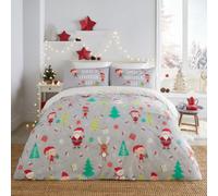 Fusion Elf & Santa Christmas Duvet Cover Set