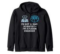 Fusion Energy Tokamak Plasma Physics Science Gift Zip Hoodie