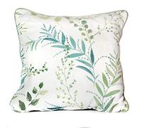 Fusion Fernworthy-Filled Cushion, 100% Cotton, Green