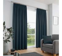 Fusion Galaxy Pair Of Light Reducing Thermal Effect Pencil Pleat Curtains