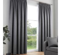 Fusion Galaxy Pair Of Light Reducing Thermal Effect Pencil Pleat Curtains