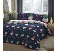 Fusion Gnome For Christmas 100% Brushed Cotton Duvet Cover Set