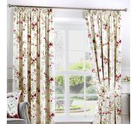 Fusion Jeannie Curtains, 168 x 229cm, Red