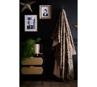 Fusion 'Leopard Throw' Leopard Print Fleece Throw in Natural | Size: 150 cm × 200 cm Fusion Natural 150 cm × 200 cm