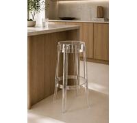 Fusion Living Ghost Style Bar Stool - 66Cm In Clear Clear