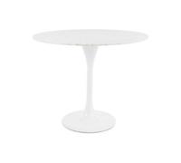 Fusion Living Marble Tulip Medium Circular Dining Table