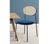 Fusion Living Paris Dining Chair In Navy Navy One Size
