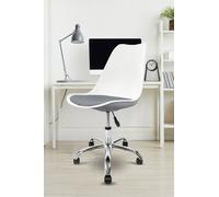 Fusion Living Soho Plastic Dining Chair With Swivel Base In Dark Grey Dark Grey One Size