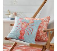 Fusion Lobster Outdoor/indoor Water & Uv Resistant Filled Cushion