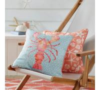 Fusion - Lobster Outdoor - Water & UV Resistant Cushion Cover - 43 x 43cm in Orange