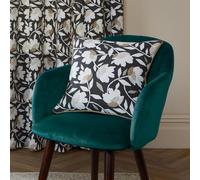 Fusion Luna 100% Cotton Black Filled Cushion