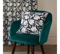 Fusion - Luna - 100% Cotton Cushion Cover - 43 x 43cm in Black