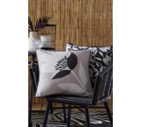 'Luna' Outdoor Water & UV Resistant Garden Filled Bench Cushion Fusion Natural 43cm x 43cm