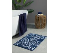 Fusion 'Matteo' 100% Cotton Bath Mat in Navy Fusion Navy