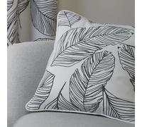 Fusion - Matteo - 100% Cotton Cushion Cover - 43 x 43cm in Black