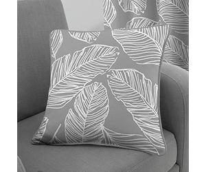 Fusion - Matteo - 100% Cotton Cushion Cover - 43 x 43cm in Grey