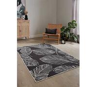 Fusion Matteo Washable Rug Charcoal