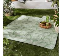 Fusion - Matteo - Waterproof Backed Picnic Blanket - 135 x 150cm in Green