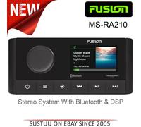 Fusion MS-RA210 Marine Colour Stereo With Bluetooth & DSP│AM/FM│NMEA 2000│IPX6/7