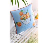 Fusion 'My Darling Clementine' Water Resistant Filled Cushion | Size: 43 cm x 43 cm Fusion Multicolor 43 cm x 43 cm