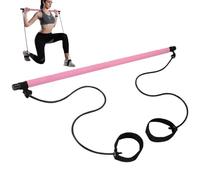 Fusion Pilates Exercise Bar - Stretch Resistant Lightweight Fitness Bar, Portable Elastic Resistance Tool for Muscle Sculpting, Full Body Conditioning, Quick Setup, Durable Build for Home Gym Use