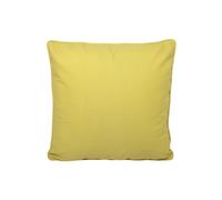 Fusion 'Plain Dye' Water & UV Resistant Filled Cushion in Mustard | Size: 43 cm x 43 cm Fusion Mustard 43 cm x 43 cm