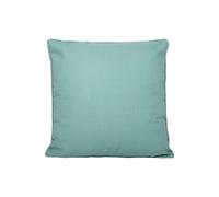 Fusion - Plain Teal Outdoor Cushion (43 x 43cm) - UV Resistant - Water Resistant - 100% Cotton - Filling Included - Piped Edge Cushion in Teal - Garden Cushion with Cover Included/Cushion Insert