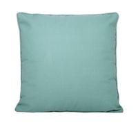 Fusion Plain Dye Water & Uv Resistant Teal Filled Cushion