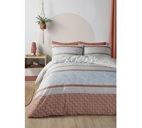 Fusion Rico Reversible Duvet Cover Set - Natural Natural