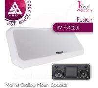 Fusion RV-FS402W Sound Panel Shallow Mount Speaker System?IP65?Marine/Boat?White