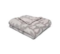 Fusion Scandi Animals Plush Grey Fleece Throw