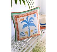 Fusion 'Soleil Palm' Outdoor Water Resistant Filled Cushion | Size: 43 cm x 43 cm Fusion Multicolor 43 cm x 43 cm