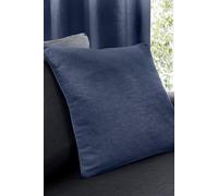 Fusion 'Sorbonne' Luxury Plain Dyed Filled Cushion 100% Cotton in Navy | Size: 43 cm x 43 cm Fusion Navy 43 cm x 43 cm