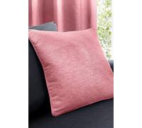 Fusion 'Sorbonne' Luxury Plain Dyed Filled Cushion 100% Cotton in Rose | Size: 43 cm x 43 cm Fusion Rose 43 cm x 43 cm