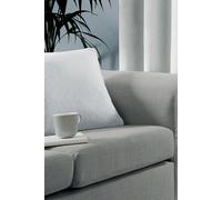 'Sorbonne' Luxury Plain Dyed Filled Cushion 100% Cotton Fusion White 43cm x 43cm