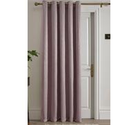 Fusion - Blush Single Curtain W66 x L84 (168 x 214cm) - 1x Panel - Eyelet Curtain in Blush - Blush Thermal Curtains for Bedroom/Living Room - Curtain & Drape - Blush Door Curtain - Strata Collection