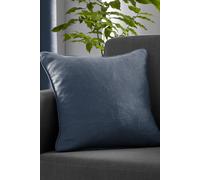 Fusion 'Strata' Luxe Velvet Filled Cushion in Navy | Size: 43 cm x 43 cm Fusion Navy 43 cm x 43 cm