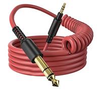 Fusion Wired Headphones Cable Red- 6.35mm