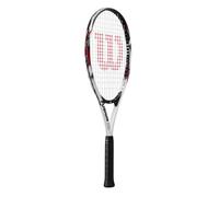 Wilson Fusion XL Tennis Racket, Aluminium, Head-Light (grip-heavy) balance, 291 g, 69.9 cm length, Red