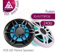 Fusion XS-FL77SPGW 7.7" 240W XS Series Marine Sports LED Speaker│IP65│Grey/White