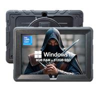 Fusion5 10.1" Windows 11 Full HD Rugged Tablet PC - Intel 13th Gen - FWIN232 PRO N5 Ultra Slim Windows Tablet Computer - 8GB RAM, 512GB SSD, 10 Inch, 5G WiFi, HD Webcam, Micro HDMI, Expandable Storage