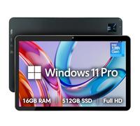 Fusion5 10.1” Windows 11 Professional Tablet PC - 16GB RAM, 512GB SSD, Intel Quad-Core, Full HD, USB C, Micro HDMI - 10 Inch Ultra Slim Windows Tablet Computer, Expandable Storage
