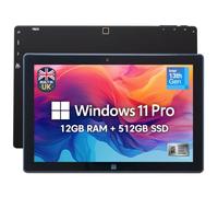 Fusion5 Built in the UK 10.1” Windows 11 Professional Tablet PC FWIN232 PRO N5, 12GB RAM, 512GB SSD, 13th Gen CPU, Full HD Windows Tablet, USB C, HDMI - 2 Year Full Warranty with Accidental Damage