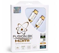 Fusion8K White HDR HDMI 2.1 [Certified] Cable Supports 8K @60Hz and 4K @120Hz Compatible with Dolby Vision and All TVs, BluRay, Xbox Series X, PS5 (10 Feet)