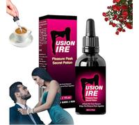 FusionFire Pleasure Peak Secret Potion, 2026 Upgraded Secret Happy Drops, Pleasurepeak Oral Drop, Enhancing Sensitivity and Pleasure, Happy Hormones Drops for Women & Men (1 Pcs)
