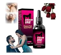 FusionFire Pleasure Peak Secret Potion - Secret Happy Drops, DesireFusion Passion Elixir,Pleasurepeak Oral Drops, Enhancing Sensitivity & Pleasure,Happy Hormones Drops for Women (1PC)