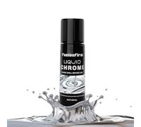 FusionFirm Liquid Leaf Paint - Alcohol-Based Airbrush Paint - High Gloss Finish Silver 2 Fl Oz